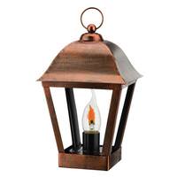 Regal Art & Gift 11.5" Bronze Flickering LED Solar Lantern