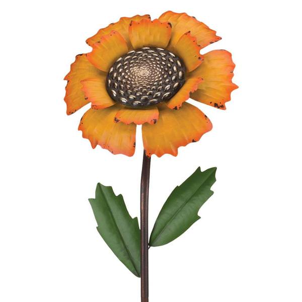 46" Marigold Vintage Flower Stake