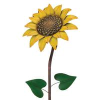 46" Sunflower Vintage Flower Stake