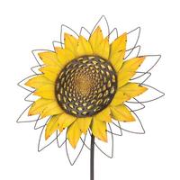 View 61" Yellow Giant Rustic Flower Stake