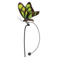 View 42.5" Malachite Rocker Butterfly Stake