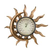 Regal Art & Gift 14" Sun/Moon Metal/Acrylic/Paper Thermometer Wall Décor