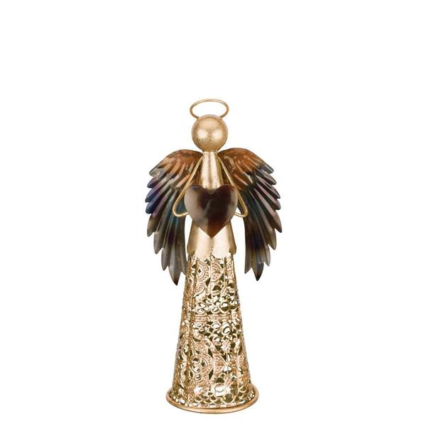 8.25" Metallic Angel Décor Figurine