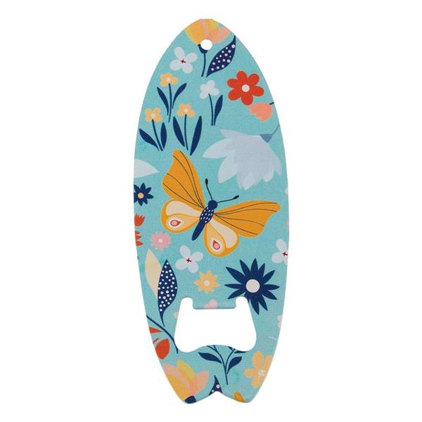 5.75" Butterfly Metal/Decal Paper/Wood Bottle Opener