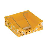 Regal Art & Gift 7.25" Bee Metal/Decal Paper/Wood Napkin Holder