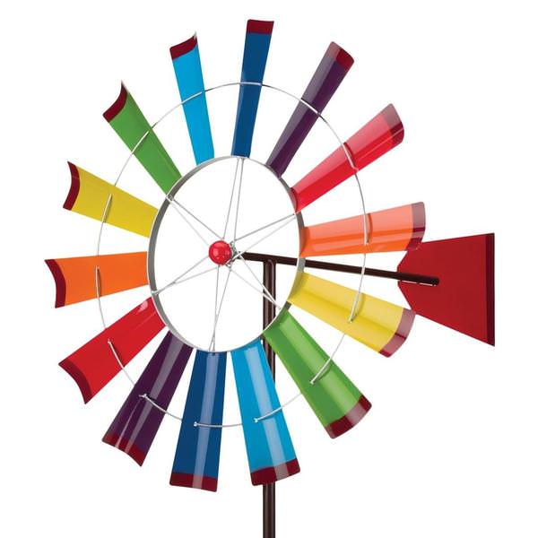 77" Rainbow Windmill Spinner