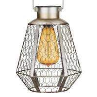 Regal Art & Gift 11.5" "Pentagon" Edison Solar Lantern