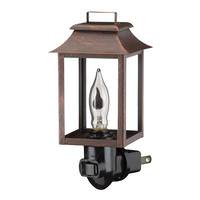 View 5.75" Bronze Flicker Flame Lamp Carriage