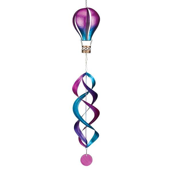 36" Purple Balloon Hanging Wind Spinner