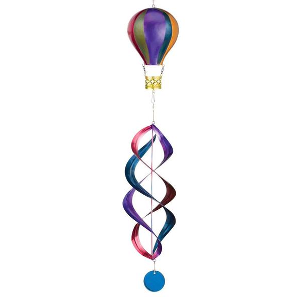 36" Rainbow Balloon Hanging Wind Spinner