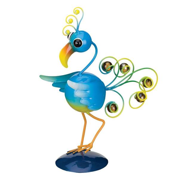 10.5" Tail Up Silly Bird Décor