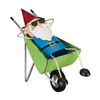 Regal Art & Gift 11.75" "Wheel Barrel" Gnomies Décor