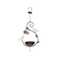 Regal Art & Gift 25" Feeder Solar Hanging Garden Birdfeeder 