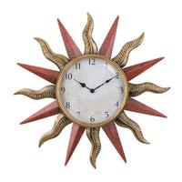 Regal Art & Gift 11" Metallic Sun Wall Clock