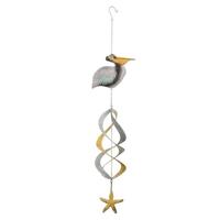 View 40" Pelican Hanging Wind Spinner