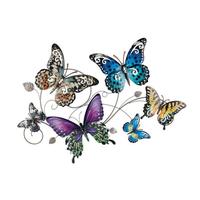 Regal Art & Gift 39" Multi-Color Butterflies Wall Decor