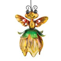 Regal Art & Gift 18" Yellow Bee Solar Mini Lantern