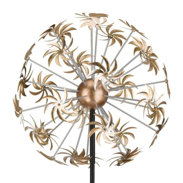 82" Yellow Dandelion Wind Spinner