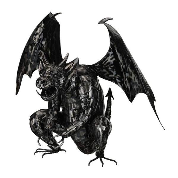 33" Solar Gargoyle Statue