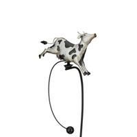 Regal Art & Gift 40" Cow Black/White Rocker Stake