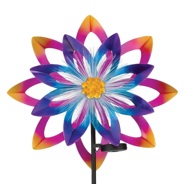 19" Burst Solar Flower Regal Art & Gift Wind Spinner