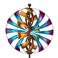 View 84" Multicolor Orb Wind Spinner