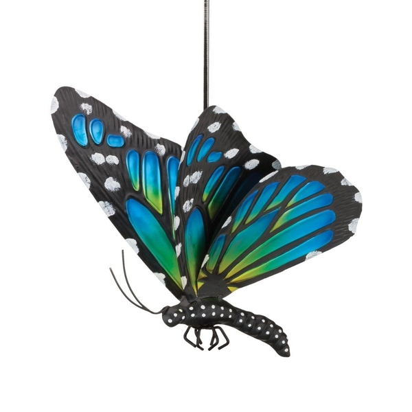 12.25" Blue Monarch Butterfly Bouncie