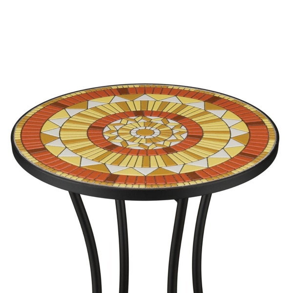 21" Mosaic Gold Plant Stand