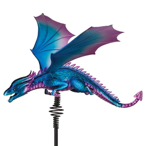 46" Purple Dragon Bouncie Stake 