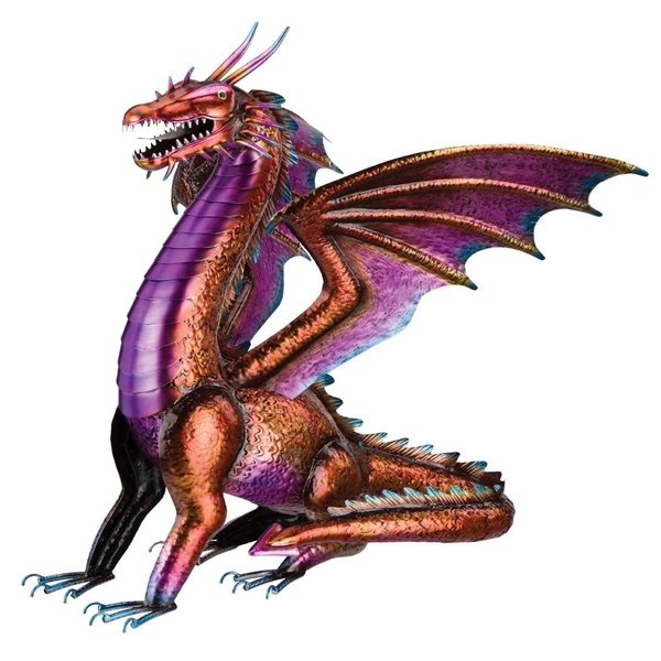 30" Red Dragon Decor 