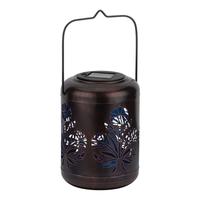 Regal Art & Gift 14" Blue Shadow Flower Lantern 