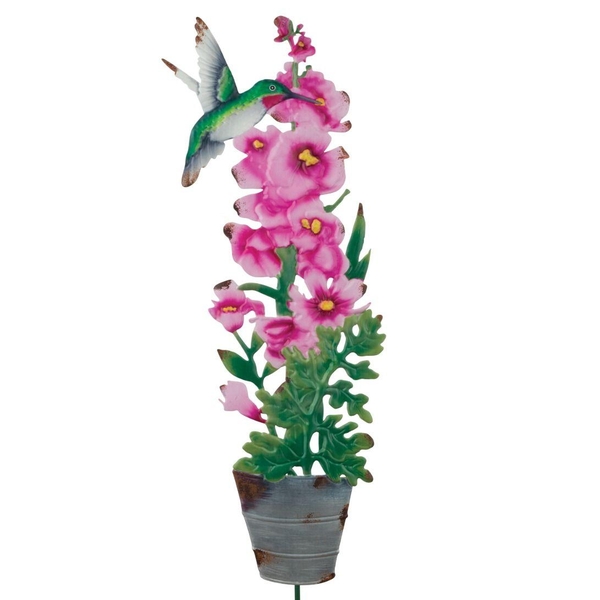 32" Colorful Planter Flower Stake 