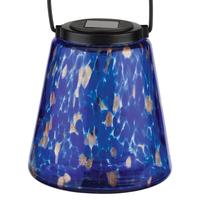 Regal Art & Gift 9" Indigo Murano Solar Lantern 