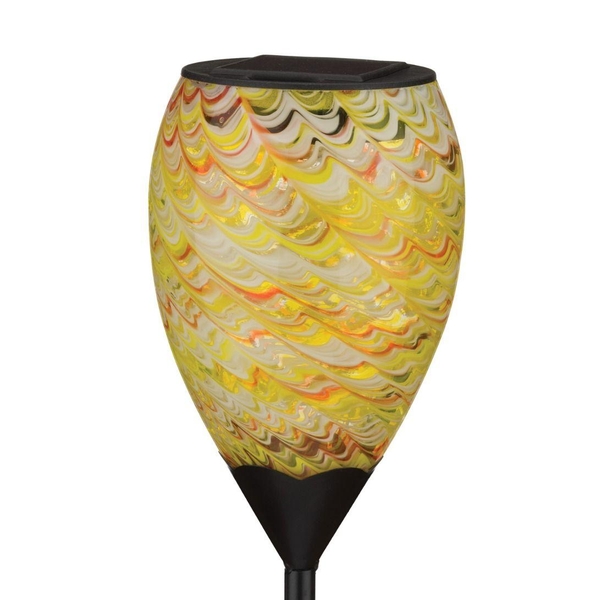 19.75" Murano Amber Solar Stake 
