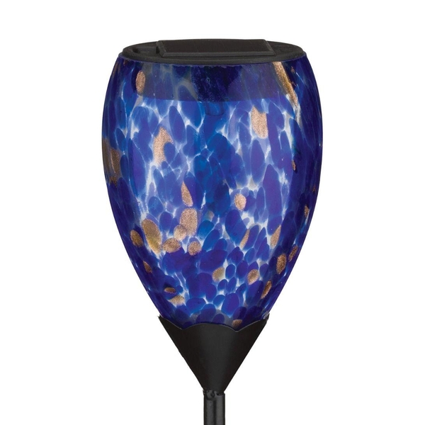 19.75" Murano Indigo Solar Stake 