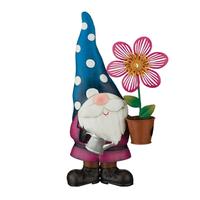 Regal Art & Gift 15" Bee Kind Metal Gnome Décor 