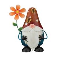Regal Art & Gift 16.5" Mushroom Spinner Metal Gnome Décor 