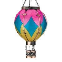 Regal Art & Gift 15" Diamond Hot Air Balloon Solar Lantern SM 