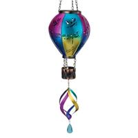 Regal Art & Gift 28.5" Dragonfly Hot Air Balloon Spinner Solar Lantern 