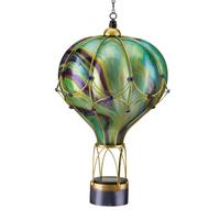 Regal Art & Gift 24" Green Swirl Balloon Solar Lantern LG 