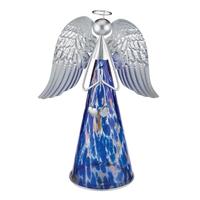 Regal Art & Gift 13" LED Indigo Murano Angel Decor