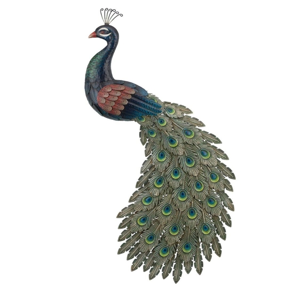 34" Peacock Roamer Wall Decor