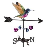 View 59.5" Weathervane Purple Coronet Garden Stake 
