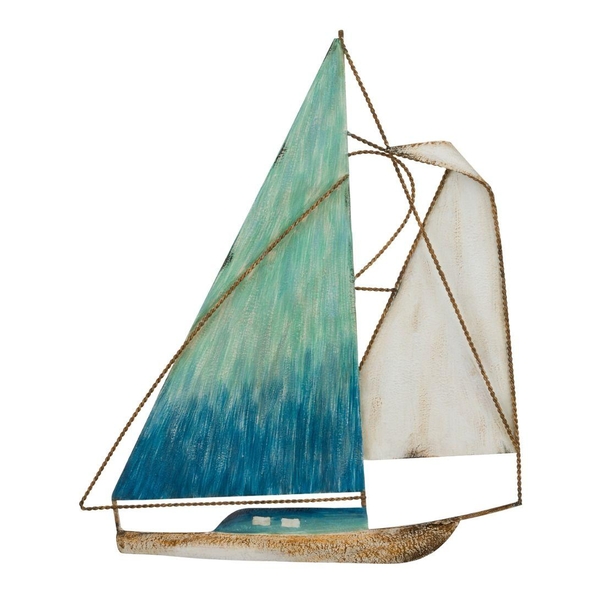 22.5" Sailboat Wall Decor 