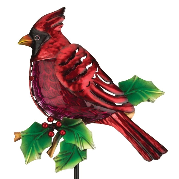 36" Cardinal Solar Stake