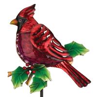 Regal Art & Gift 36" Cardinal Solar Stake