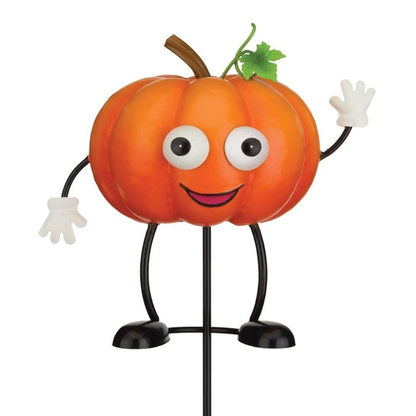 20" 3D Pumpkin Veggie Stake 