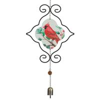Regal Art & Gift 10.5" Red Cardinal Sun Catcher Decor