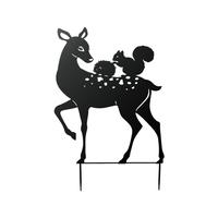 Regal Art & Gift 31.75" Silhouette Doe Garden Stake 
