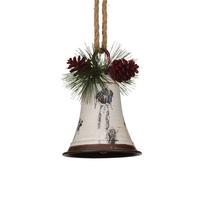 Regal Art & Gift x7.25" Antique White Bell Ornament